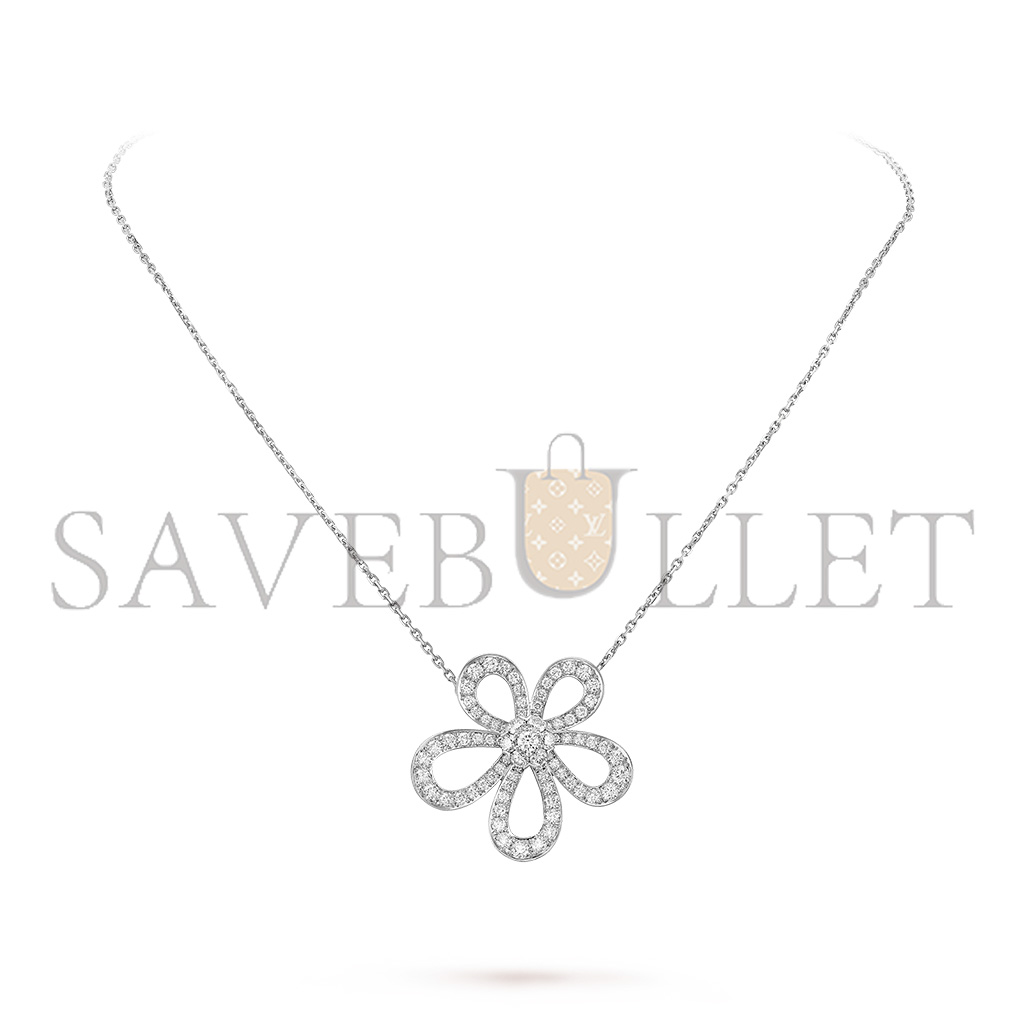 V*N CL*F arpels flowerlace pendant vcarp05200